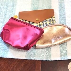 3pc Bundle of makeup bags